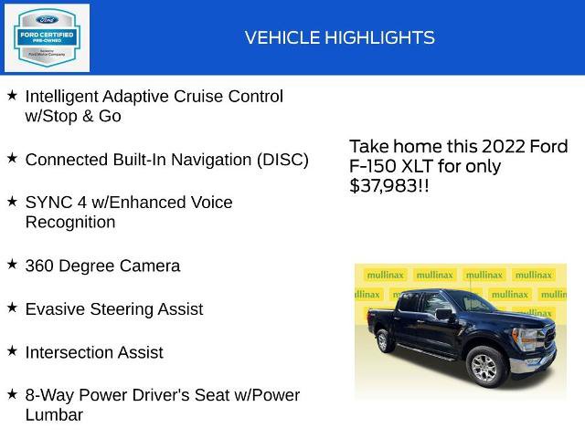 Certified 2022 Ford F150 XLT w/ Equipment Group 301A Mid AWD/4WD image 19