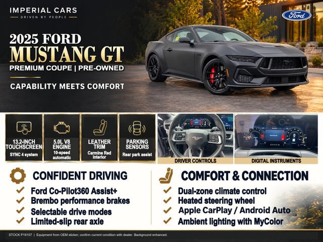 Certified 2025 Ford Mustang GT Premium RWD image 6