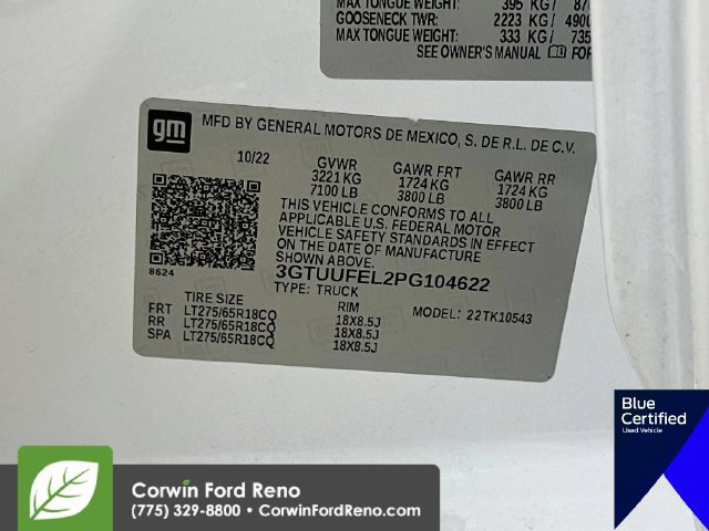 Used 2023 GMC Sierra 1500 AT4X AWD/4WD image 37
