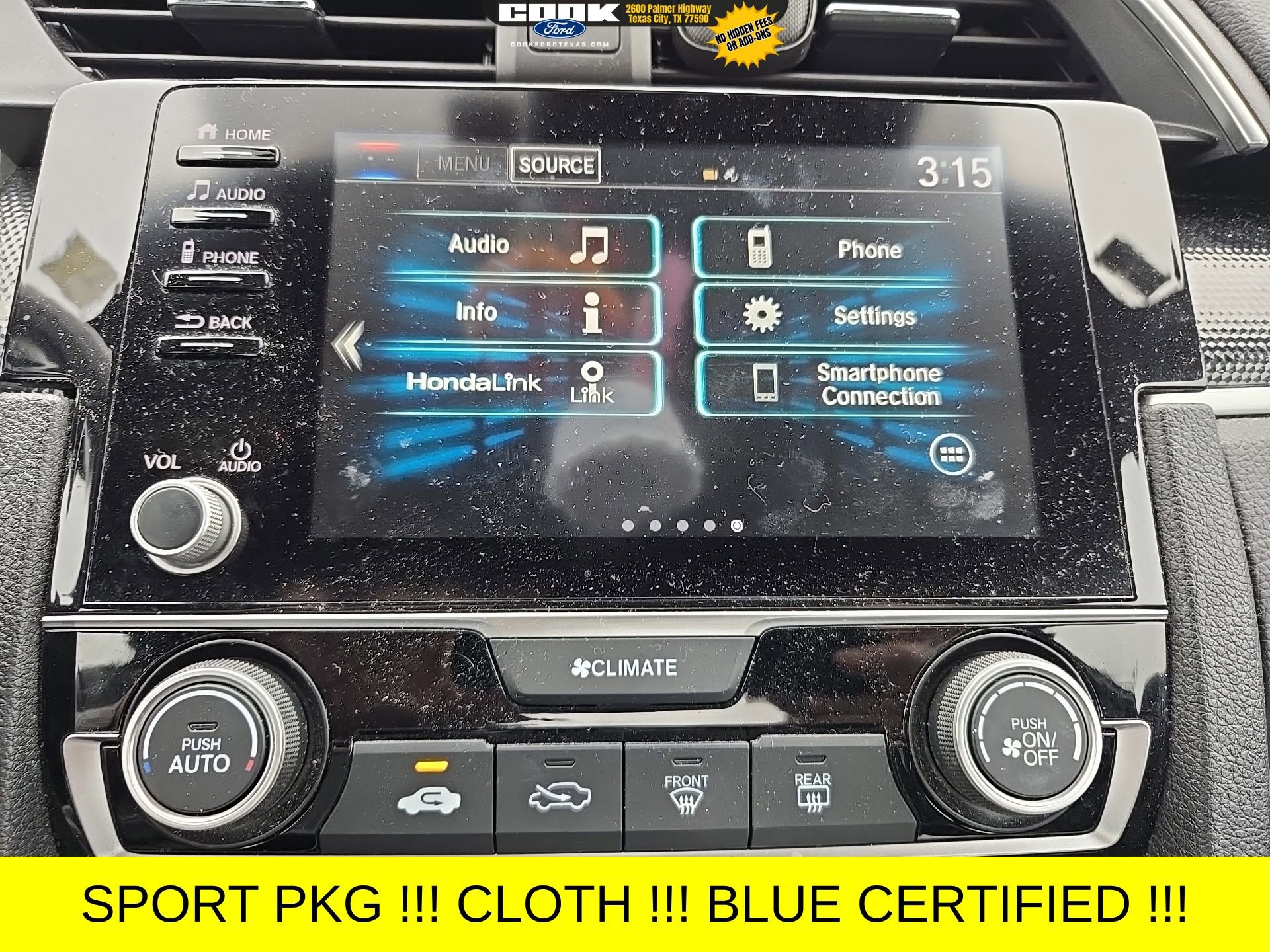 Used 2019 Honda Civic Sport image 6