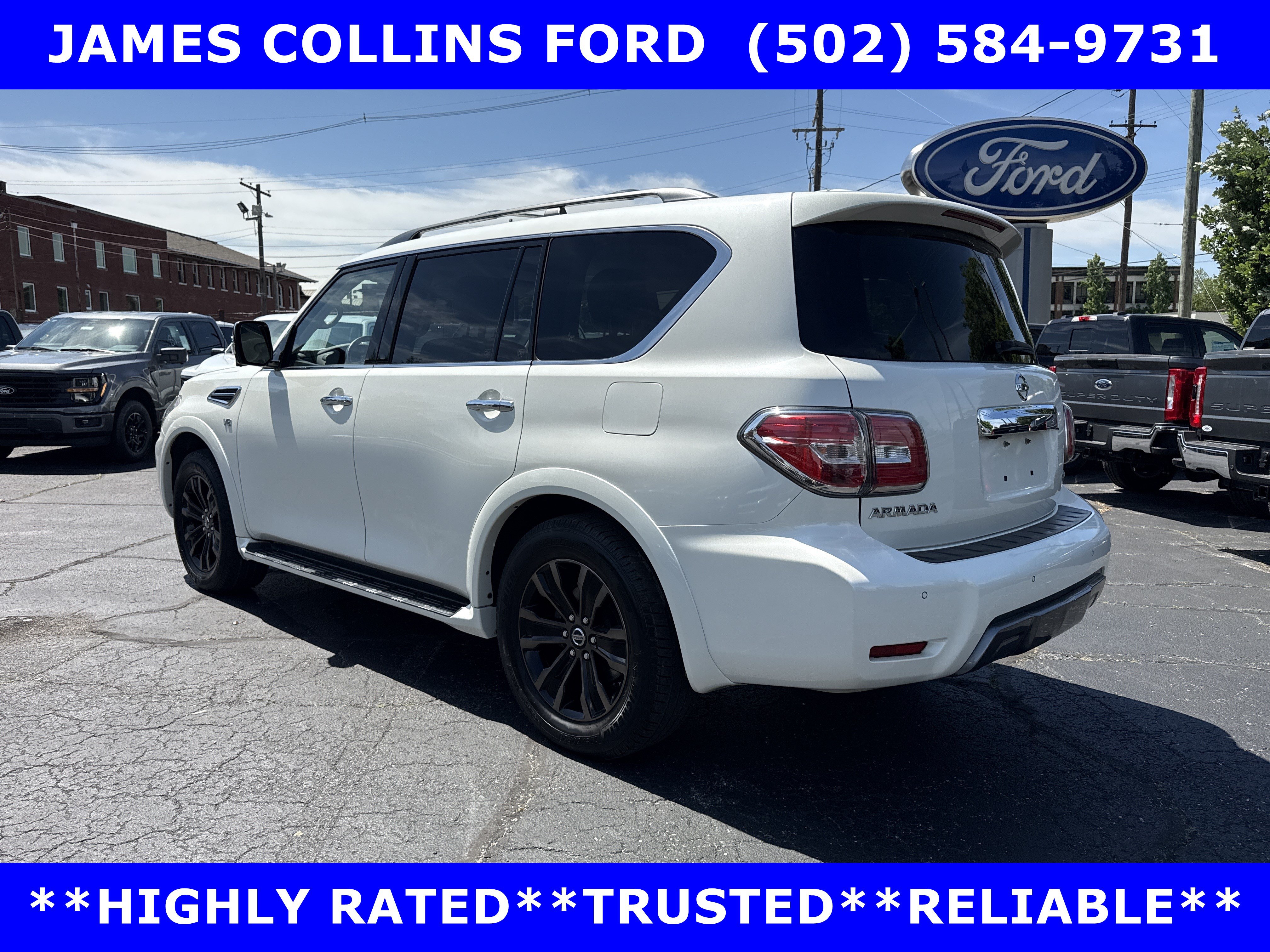 Used 2019 Nissan Armada Platinum w/ Captain's Chairs Package AWD/4WD image 6