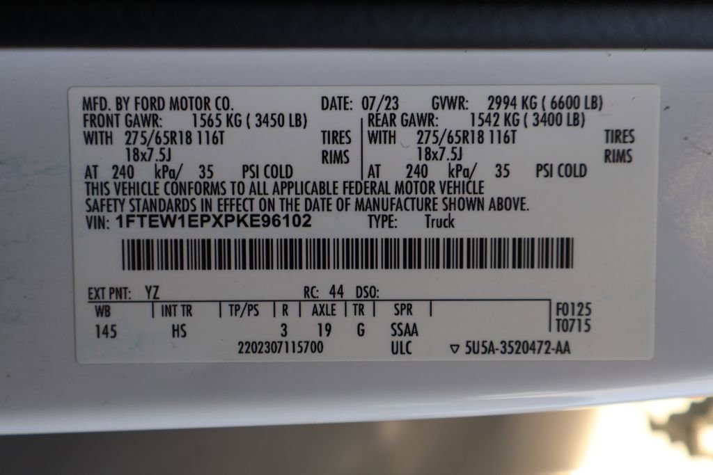 Certified 2023 Ford F150 Lariat AWD/4WD image 42