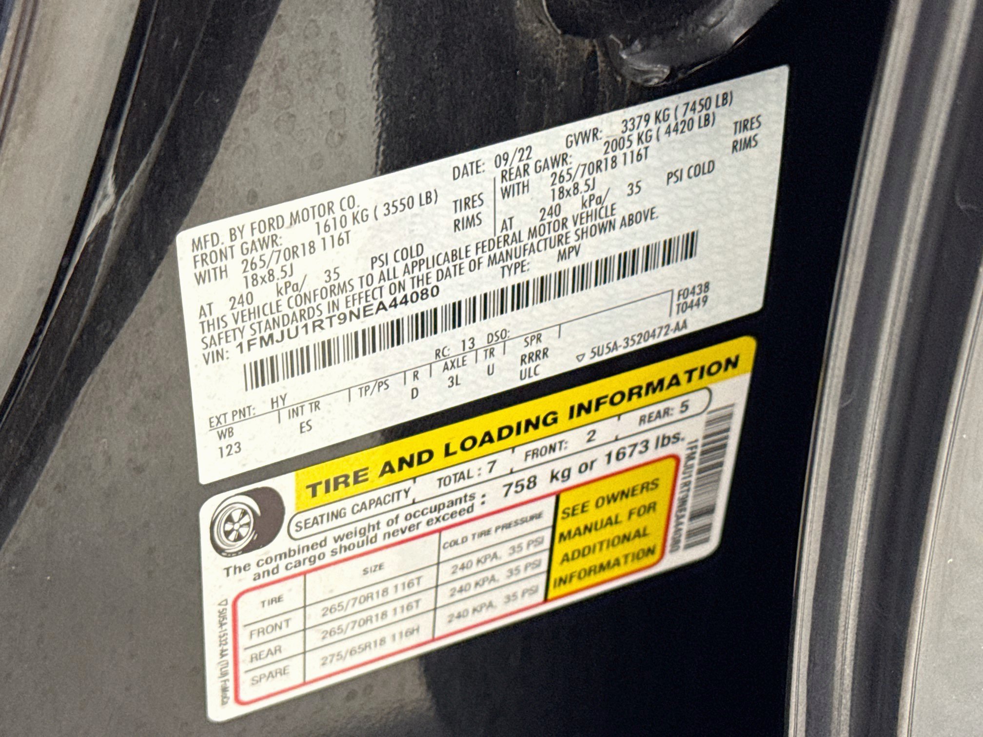 Certified 2022 Ford Expedition Timberline AWD/4WD image 35
