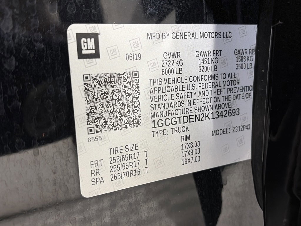 Used 2019 Chevrolet Colorado Z71 w/ LPO, Premium Interior Package image 9