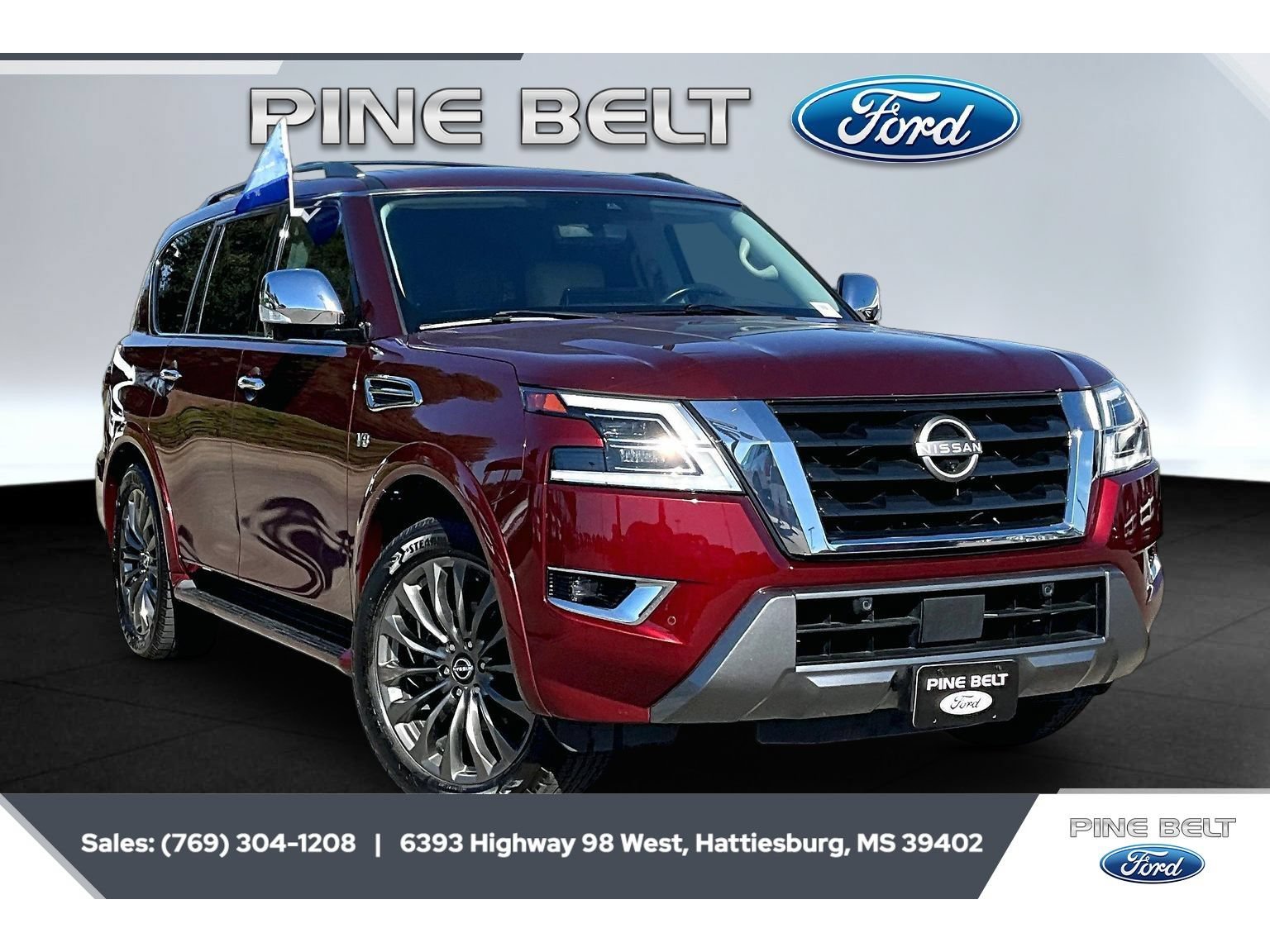 Used 2021 Nissan Armada Platinum w/ Captain's Chairs Package