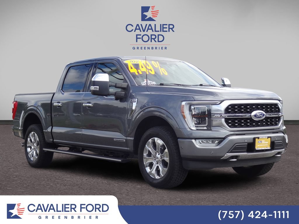 Certified 2022 Ford F150 Platinum w/ Equipment Group 701A High
