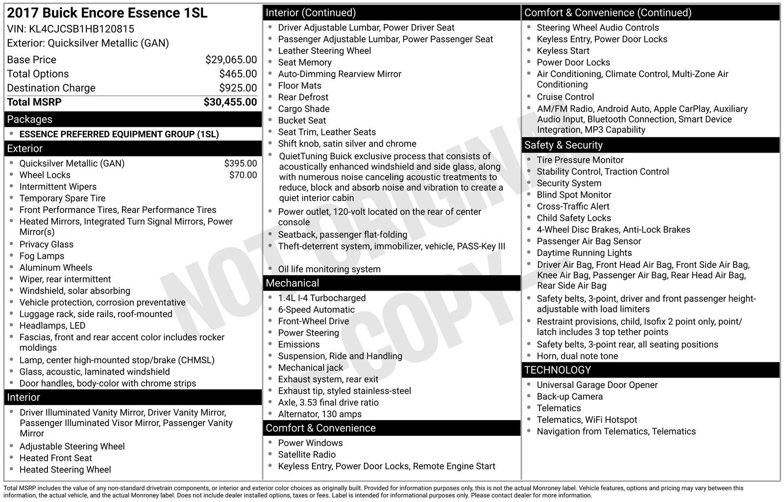 Used 2017 Buick Encore Essence image 4