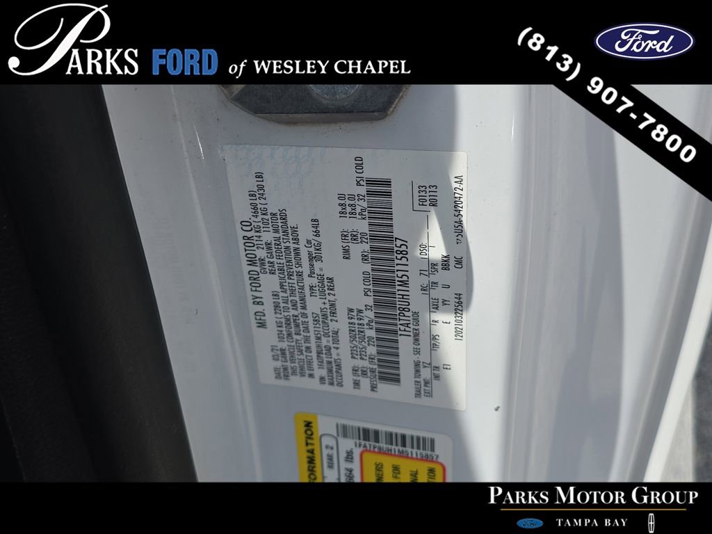 Certified 2021 Ford Mustang Premium RWD image 28