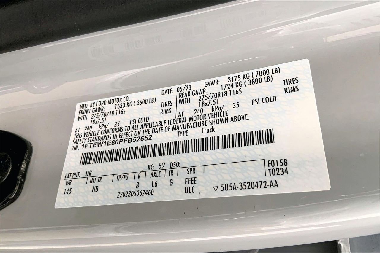Certified 2023 Ford F150 Tremor w/ Equipment Group 402A High AWD/4WD image 33