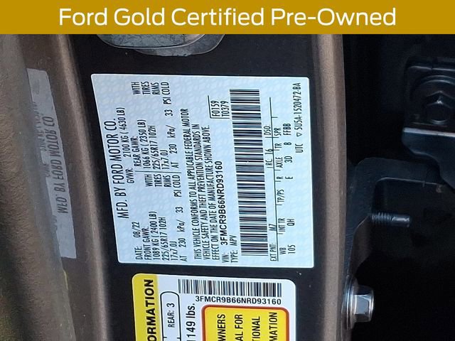 Certified 2022 Ford Bronco Sport Big Bend image 29