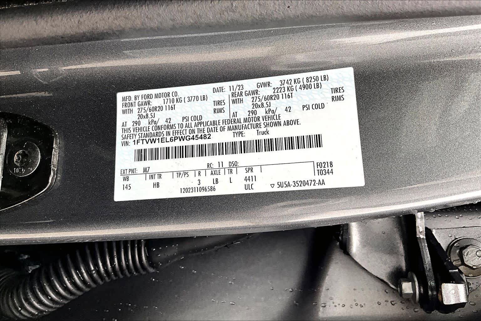 Certified 2023 Ford F150 Lightning Lariat AWD/4WD image 33