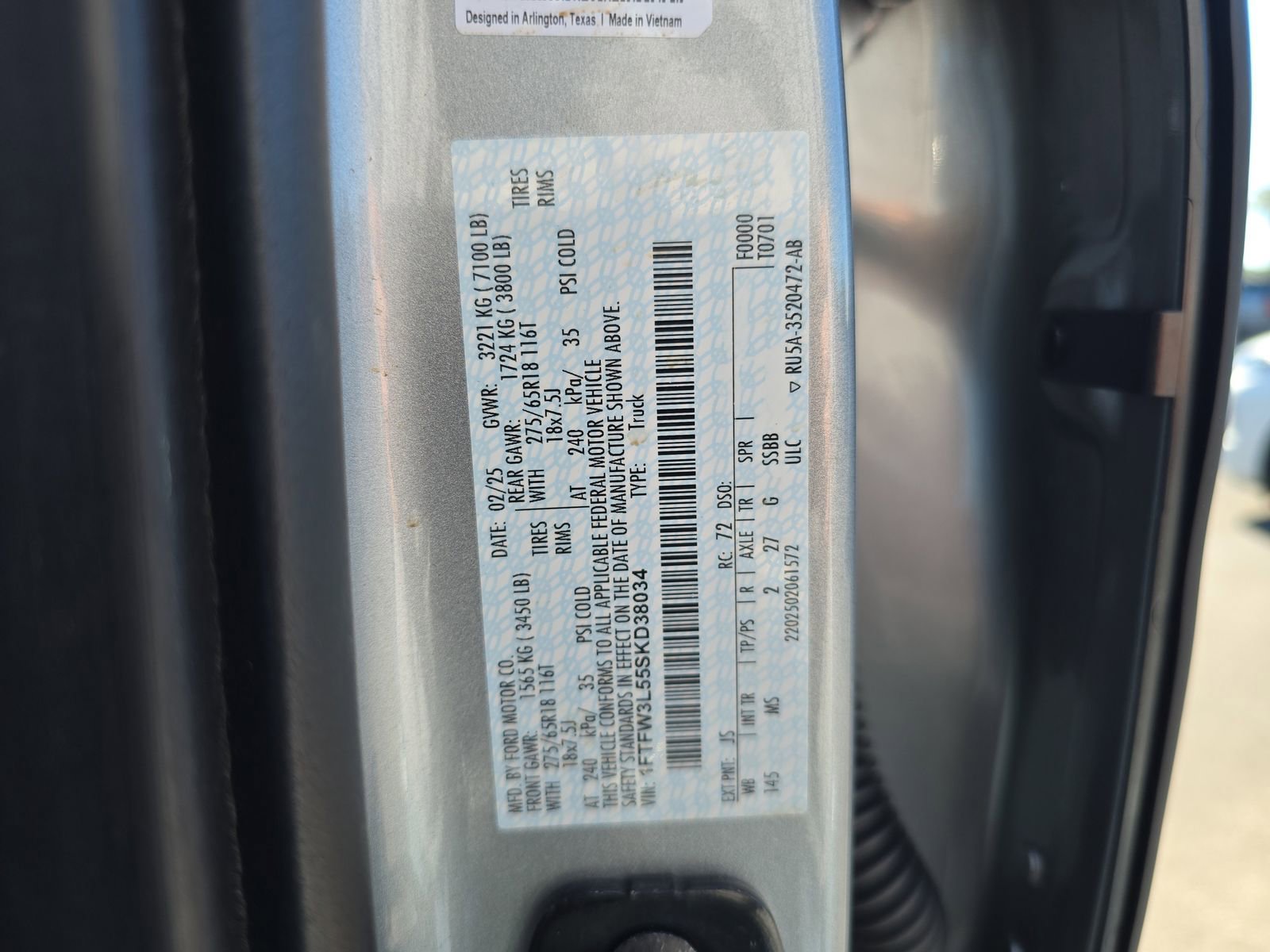 Certified 2025 Ford F150 XLT w/ Equipment Group 301A Standard image 27