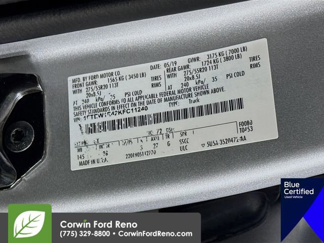 Certified 2019 Ford F150 Platinum image 35