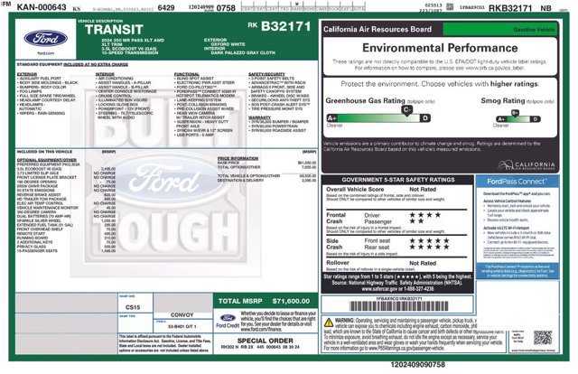 Certified 2024 Ford Transit 350 XLT AWD/4WD image 2