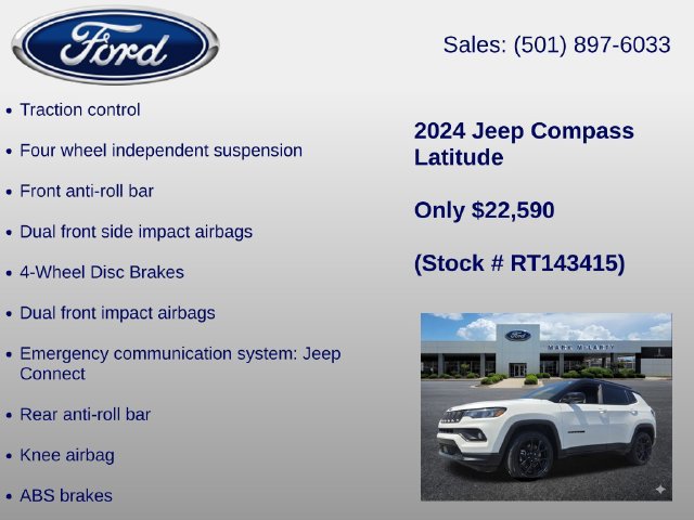 Used 2024 Jeep Compass Latitude w/ Altitude Special Edition AWD/4WD image 18