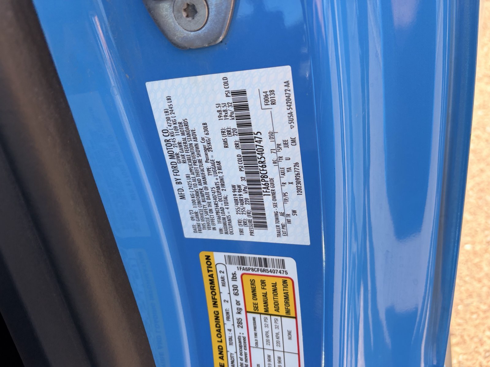 Certified 2024 Ford Mustang GT Premium RWD image 38
