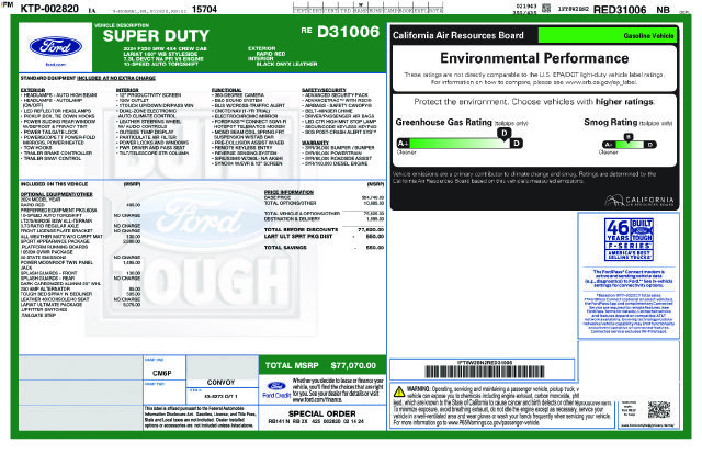 Certified 2024 Ford F250 Lariat w/ Lariat Ultimate Package AWD/4WD image 9
