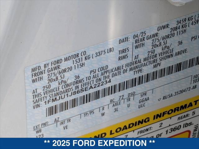 Certified 2025 Ford Expedition Active AWD/4WD image 24