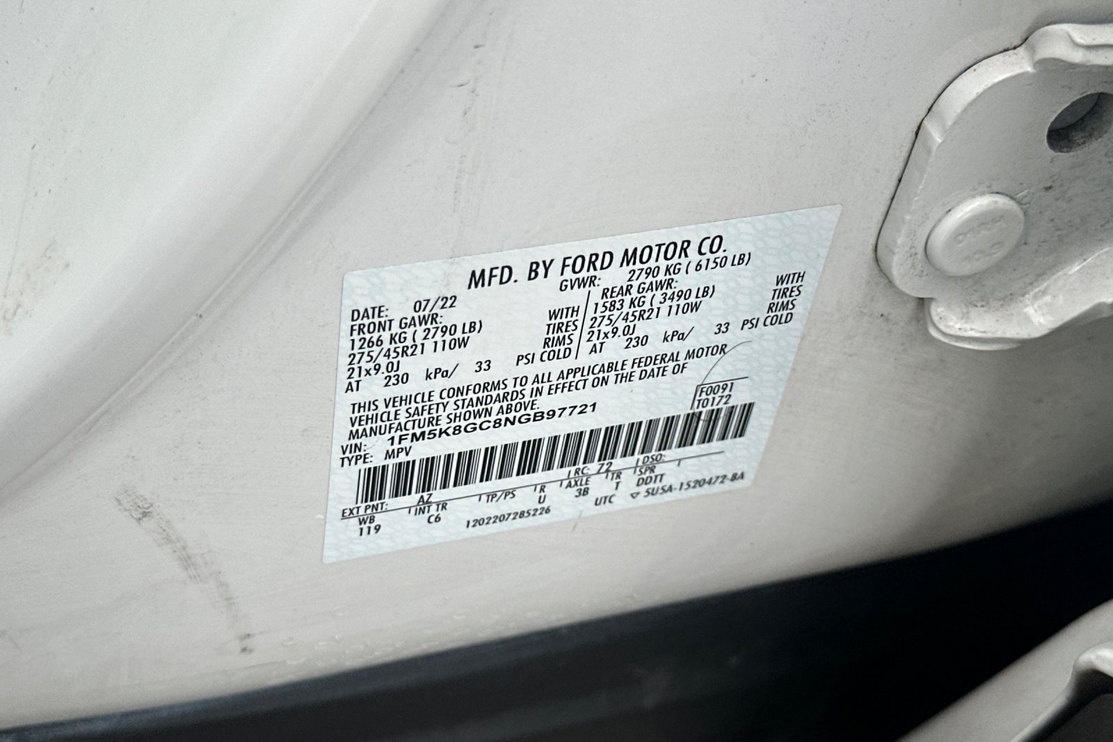 Certified 2022 Ford Explorer ST w/ Equipment Group 401A AWD/4WD image 56