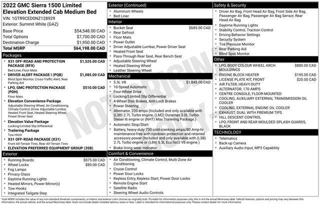 Used 2022 GMC Sierra 1500 Elevation AWD/4WD image 3