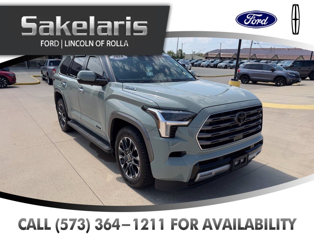Used 2024 Toyota Sequoia Limited w/ Tow Technology Package AWD/4WD image 3