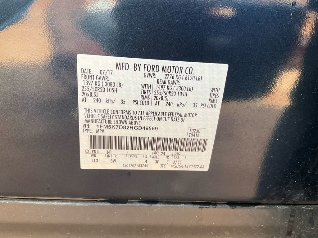 Certified 2017 Ford Explorer XLT w/ Equipment Group 202A image 18