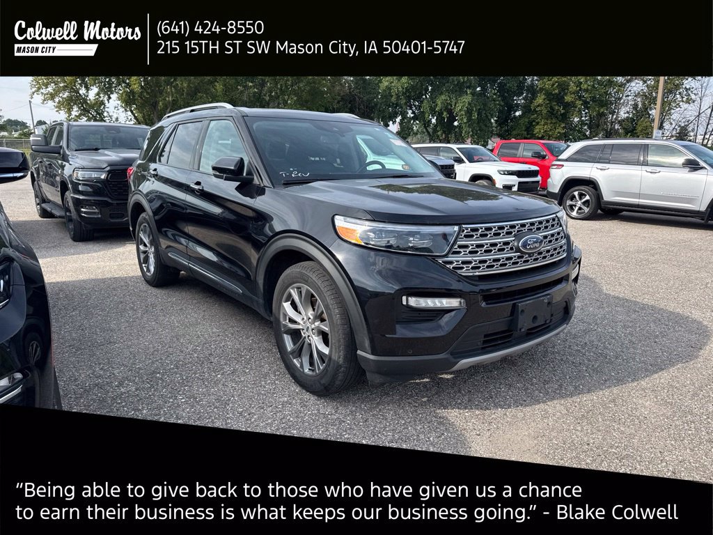 Certified 2022 Ford Explorer Limited w/ Class IV Trailer Tow Package