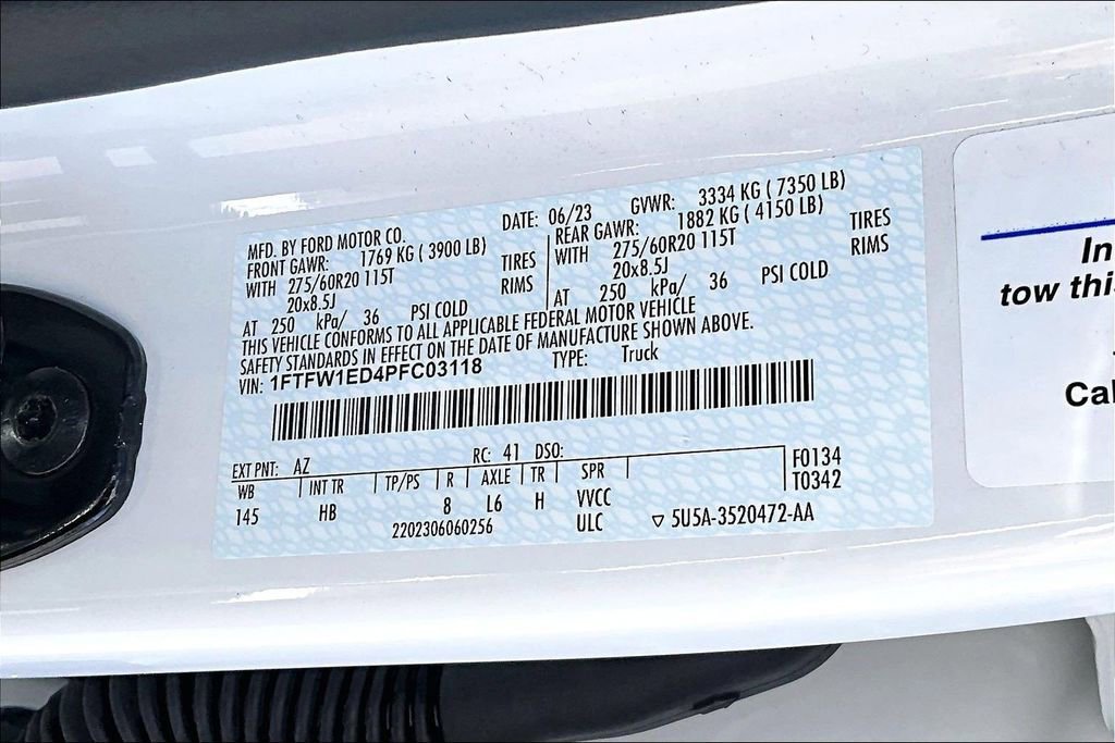 Certified 2023 Ford F150 Lariat w/ Equipment Group 502A High image 32