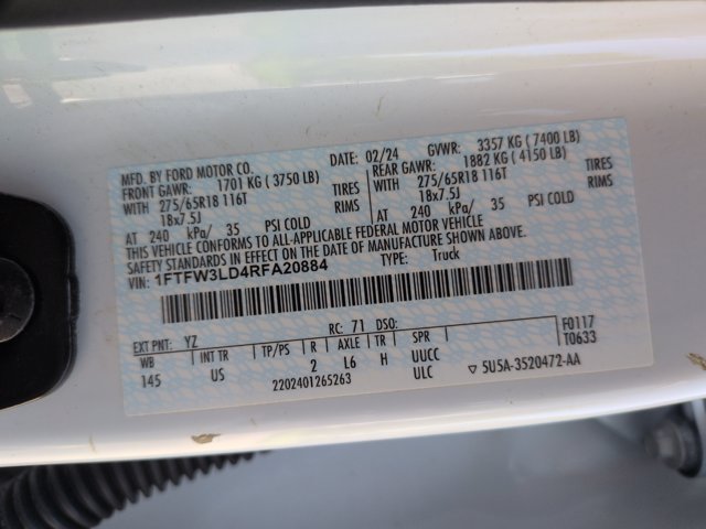 Certified 2024 Ford F150 XLT w/ Equipment Group 302A MID AWD/4WD image 38
