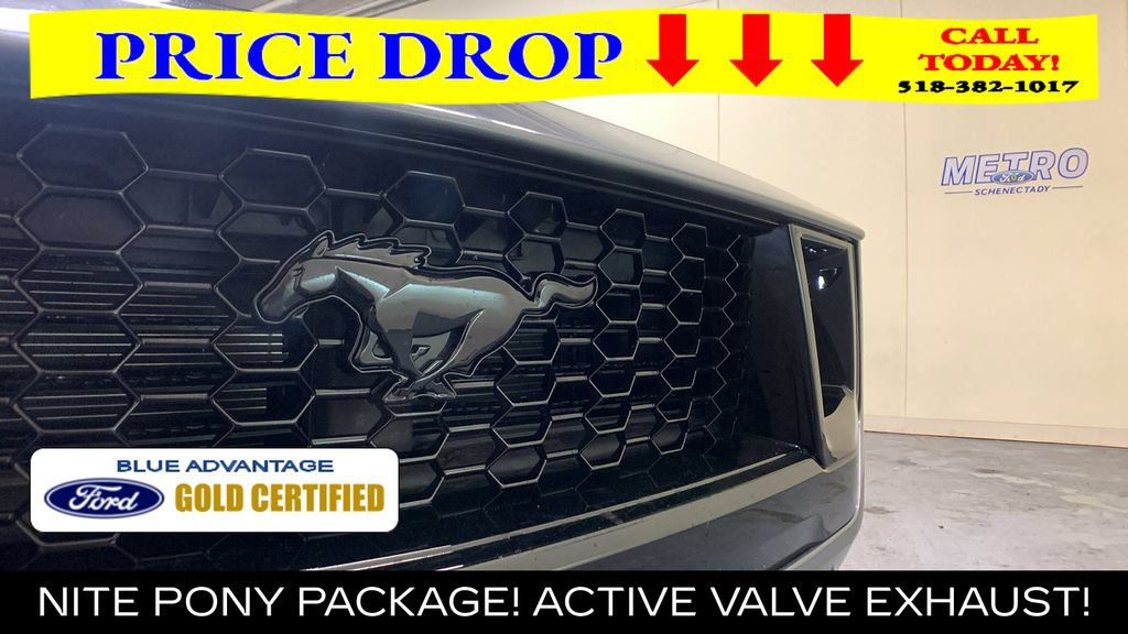 Certified 2025 Ford Mustang GT Premium w/ Mustang Nite Pony Package RWD image 38