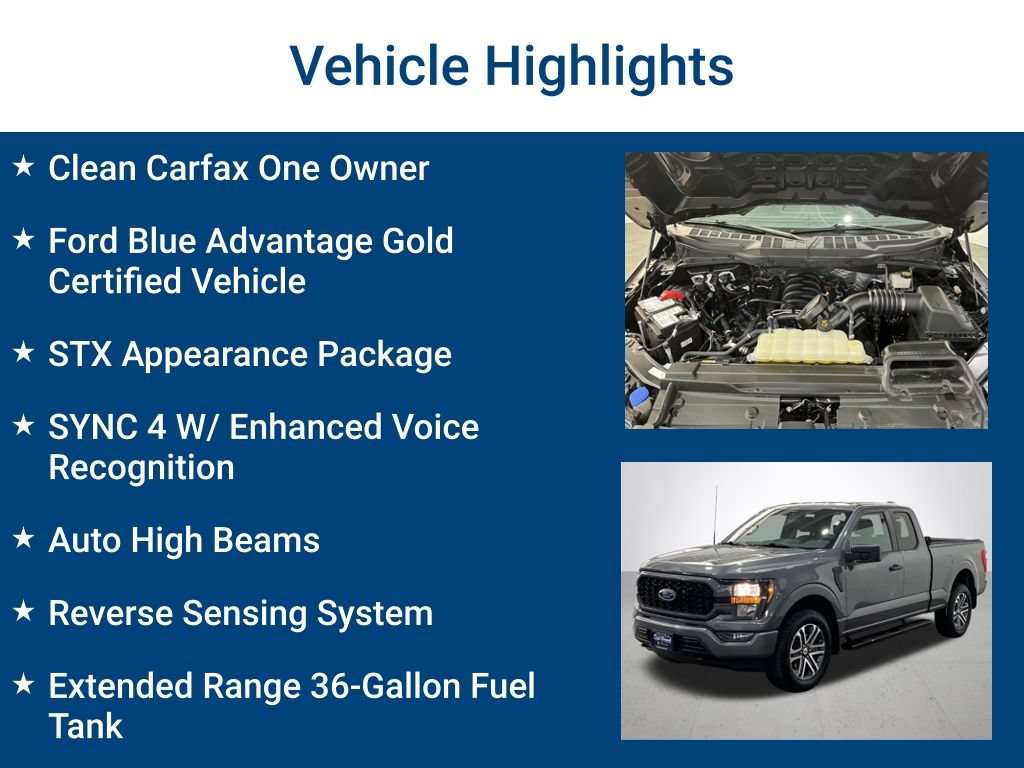 Certified 2023 Ford F150 XL w/ STX Appearance Package AWD/4WD image 3