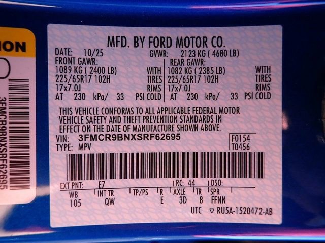 Certified 2025 Ford Bronco Sport Big Bend AWD/4WD image 14