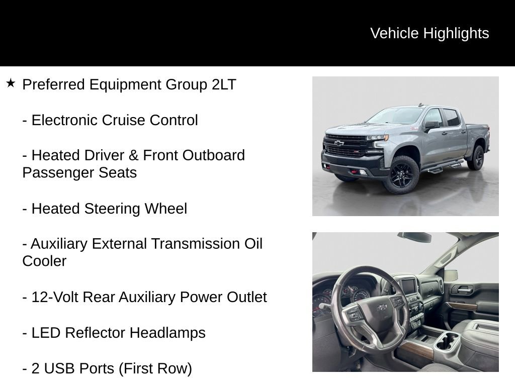 Used 2022 Chevrolet Silverado 1500 LT Trail Boss w/ Bed Protection Package AWD/4WD image 16