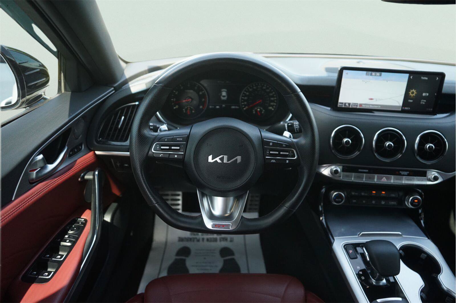 Used 2022 Kia Stinger GT2 w/ Red Interior Color Package RWD image 22
