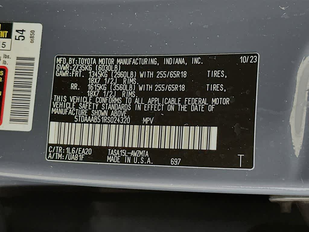 Used 2024 Toyota Grand Highlander AWD image 23