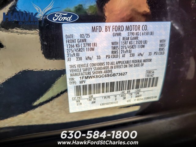 Certified 2025 Ford Explorer ST w/ Sun And Sound Package AWD/4WD image 28