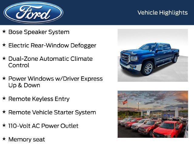 Used 2018 GMC Sierra 1500 SLT w/ SLT Premium Package AWD/4WD image 9