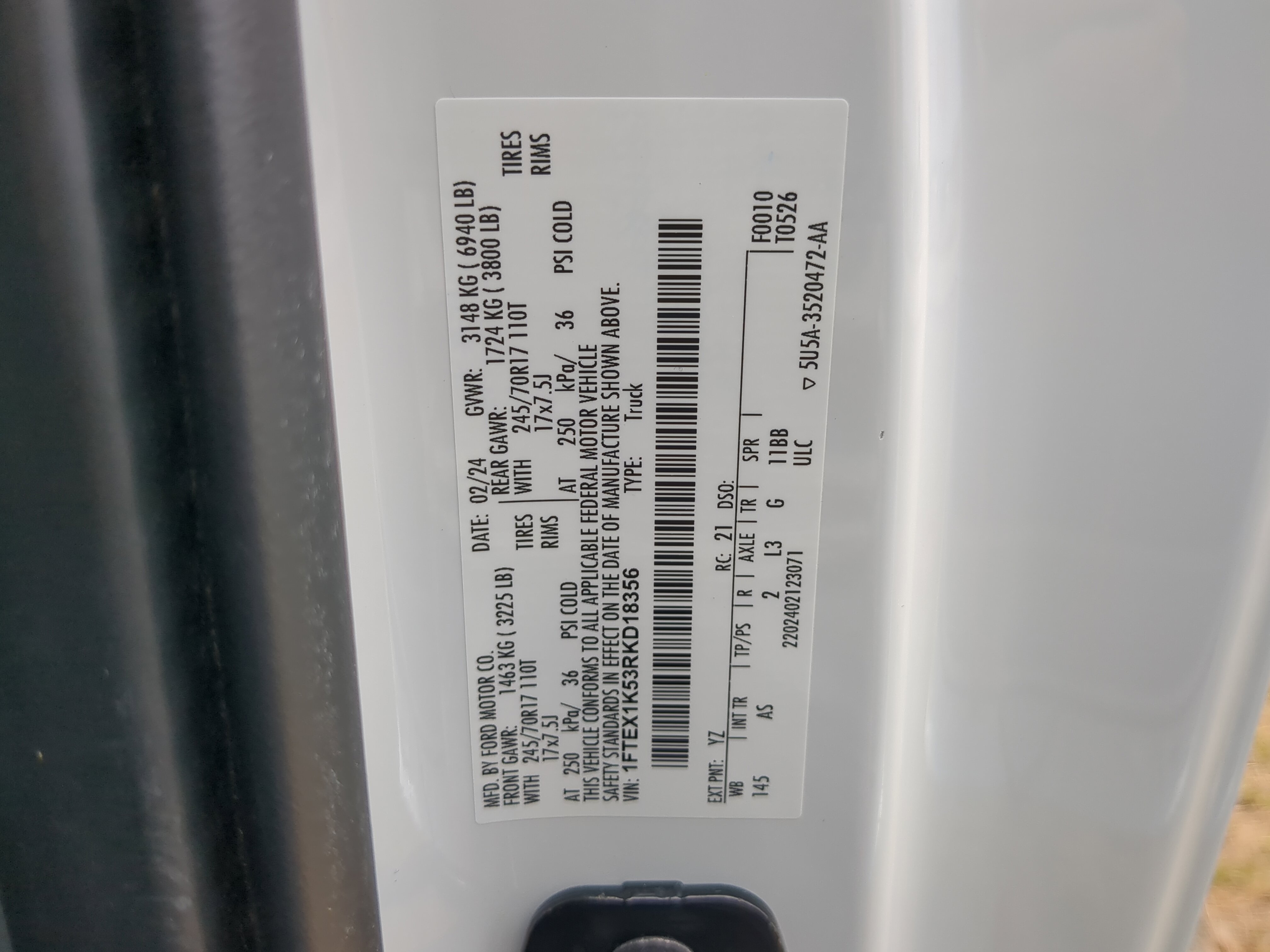 Certified 2024 Ford F150 XL RWD image 25