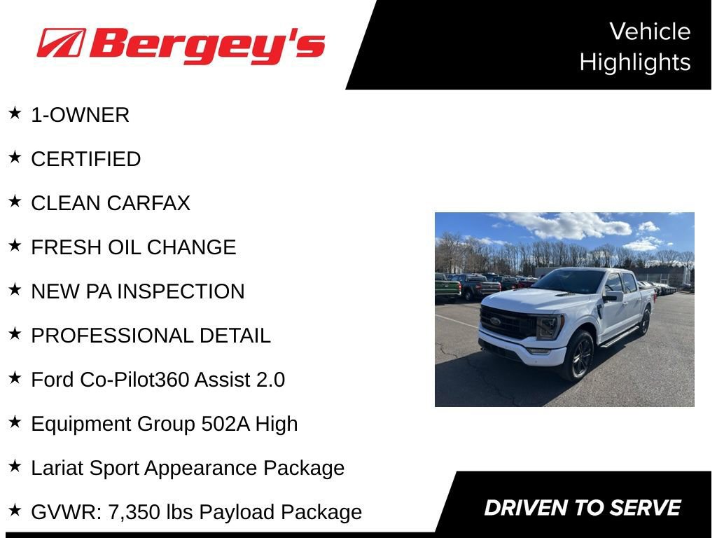 Certified 2023 Ford F150 Lariat w/ Equipment Group 502A High image 8