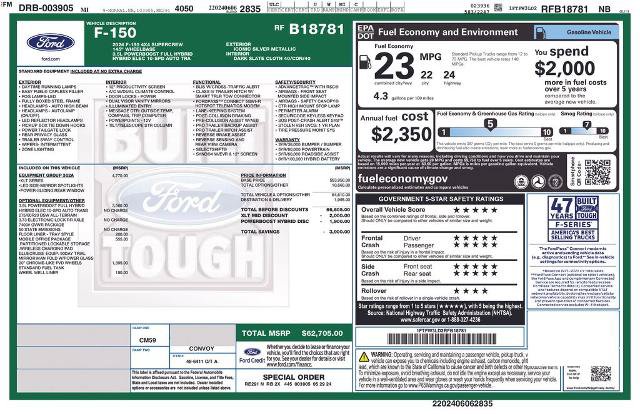 Certified 2024 Ford F150 XLT w/ Equipment Group 302A MID AWD/4WD image 26