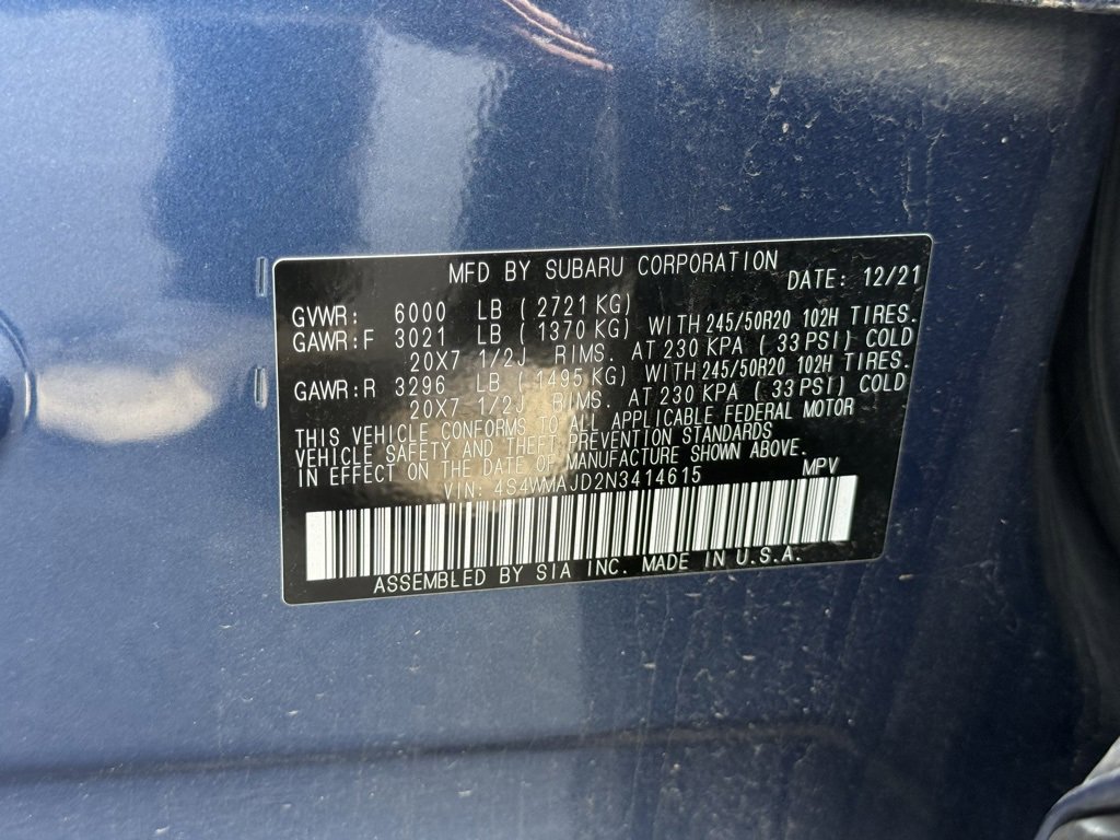 Used 2022 Subaru Ascent Onyx Edition image 35