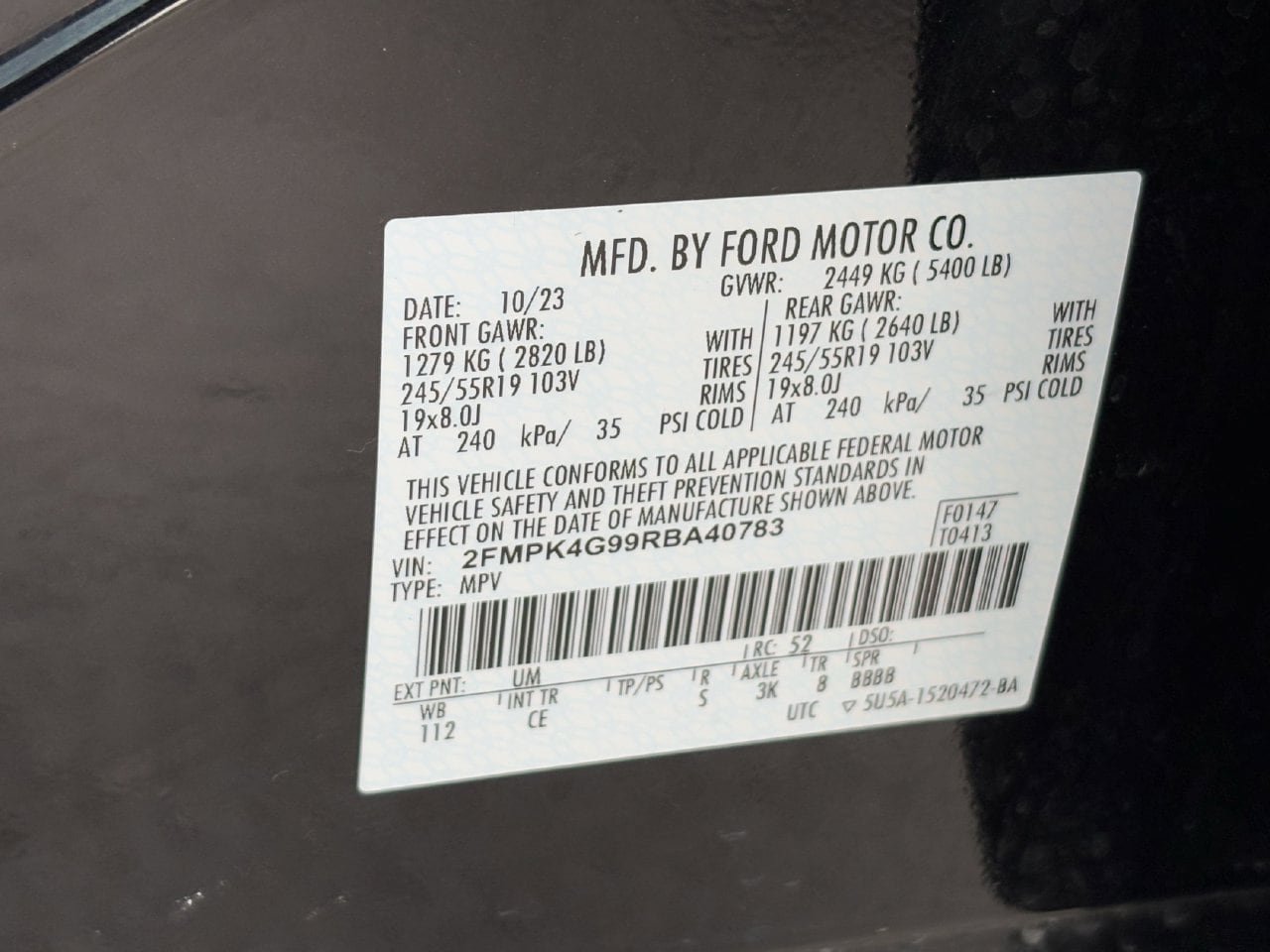 Certified 2024 Ford Edge SE w/ Black Appearance Package AWD/4WD image 33