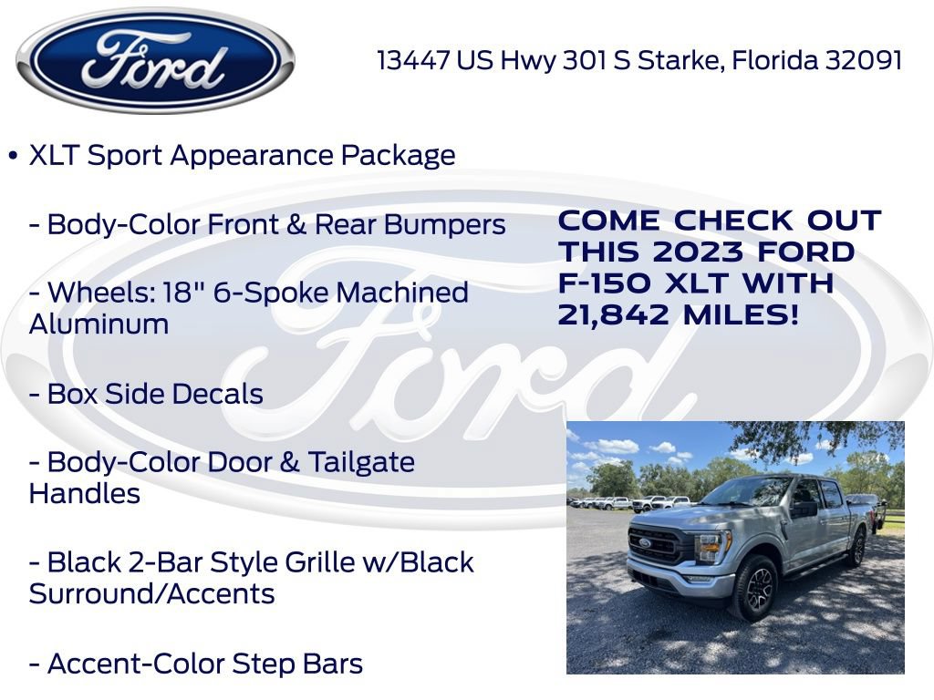 Certified 2023 Ford F150 XLT w/ Equipment Group 302A High AWD/4WD image 28