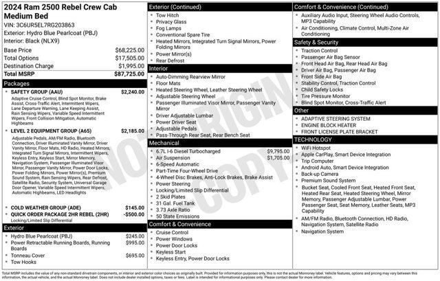 Used 2024 RAM 2500 Rebel w/ Safety Group image 12
