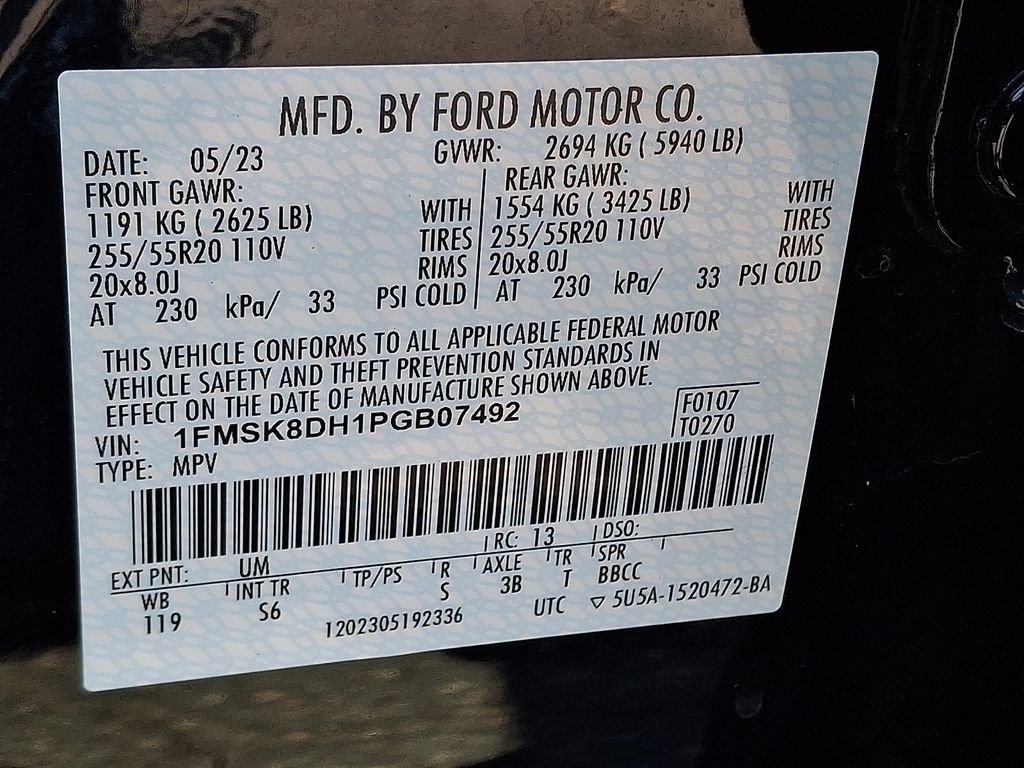 Certified 2023 Ford Explorer XLT w/ Equipment Group 202A AWD/4WD image 29