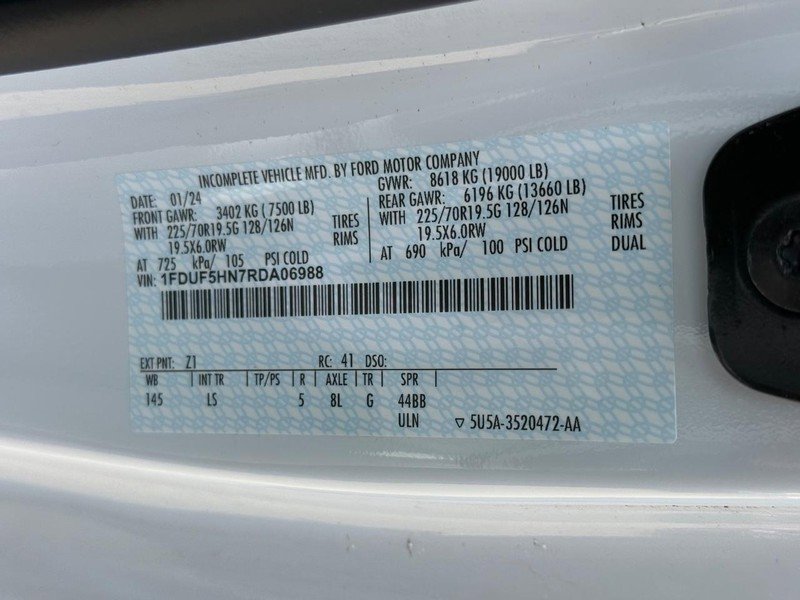 Certified 2024 Ford F550 XL 4WD Reg Cab CA image 27