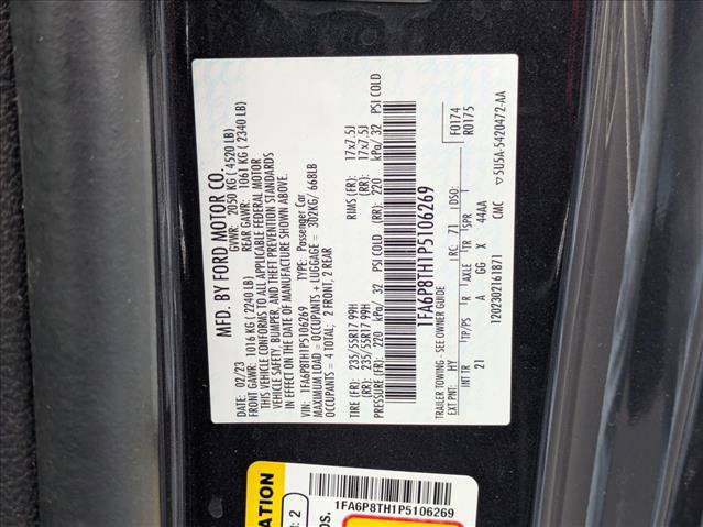 Certified 2023 Ford Mustang Coupe RWD image 24