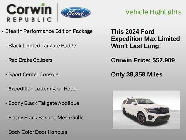 Certified 2024 Ford Expedition Max Limited image 7