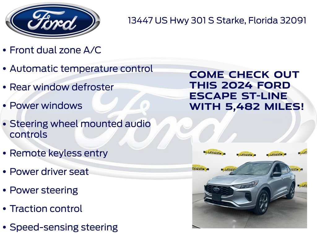 Certified 2024 Ford Escape ST-Line w/ Tech Pack #1 AWD/4WD image 27