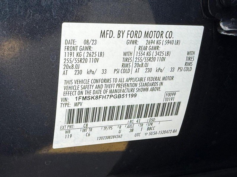 Certified 2023 Ford Explorer Limited w/ Limited Technology Package AWD/4WD image 30